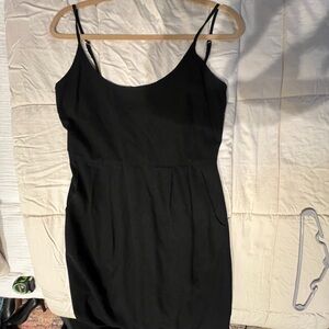 Jenni kayne classic linen slip dress. Zip back. Worn one time to wedding.